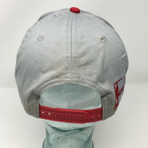 Chicago Bulls Windy City Baseball Cap NBA Gray Red New Era Size M/L Snapback Hat - Picture 5 of 12
